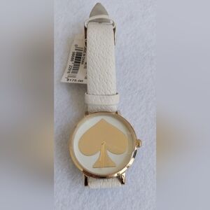 Kate Spade Gold and White Women's Watch